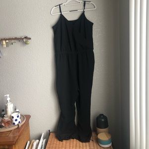 madewell jumpsuit in black